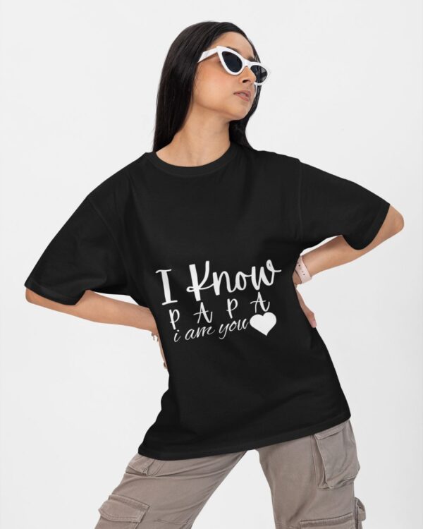 WOLLFY - PAPA'S LOVE Unisex Oversized Standard T-Shirt - Image 5