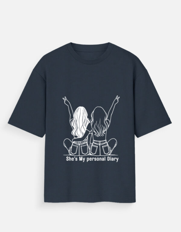 she is my dairy Oversized Standard T-Shirt